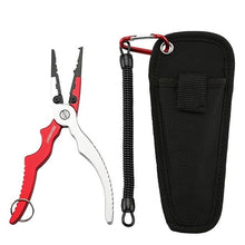 Load image into Gallery viewer, SeaKnight Fishing Tools Stainless Steel Aluminum Fishing Grip with Scale Multi-function Fishing Pliers Cutting Stripping Pulling
