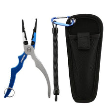 Load image into Gallery viewer, SeaKnight Fishing Tools Stainless Steel Aluminum Fishing Grip with Scale Multi-function Fishing Pliers Cutting Stripping Pulling

