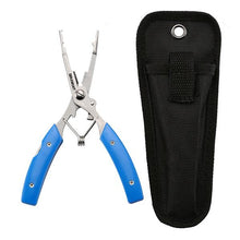 Load image into Gallery viewer, SeaKnight Fishing Tools Stainless Steel Aluminum Fishing Grip with Scale Multi-function Fishing Pliers Cutting Stripping Pulling
