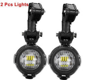 Load image into Gallery viewer, Set Motorcycle Universal Assemblie Driving Lamp 40W LED Auxiliary Fog Light For BMW R1200GS/ADV/F800GS F650FS/ K1600 /F700GS
