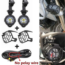 Load image into Gallery viewer, Set Motorcycle Universal Assemblie Driving Lamp 40W LED Auxiliary Fog Light For BMW R1200GS/ADV/F800GS F650FS/ K1600 /F700GS
