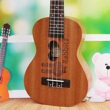 Load image into Gallery viewer, SevenAngel 23" Concert Ukulele 4 AQUILA Strings Hawaiian Mini Guitar Uku Acoustic Guitar Ukelele 12 Patterns guitarra send gifts
