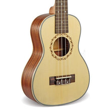 Load image into Gallery viewer, SevenAngel 23" Concert Ukulele 4 AQUILA Strings Hawaiian Mini Guitar Uku Acoustic Guitar Ukelele 12 Patterns guitarra send gifts
