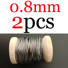 Load image into Gallery viewer, Shared With Fish 2 Pieces/Lot 0.02" X 5meters and 0.03" X 5meters Fly Tying Soft Lead Wire Flies Making Weight Line Material
