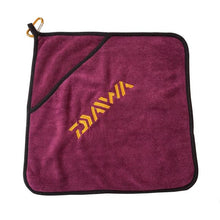 Load image into Gallery viewer, Single/ Double Layer Towel Fishing Microfiber Bait Towel Thickening Non-stick Absorbent Hiking Fishing Towel with Clip
