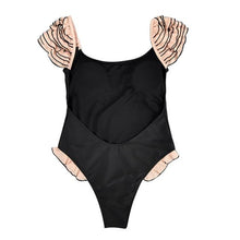 Load image into Gallery viewer, Solid One Piece Swimwear Women Swimsuit Sexy Swimming Suit 2020 Ruffle Bathing Suit Backless Push Up BodySuit Femme Beachwear

