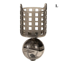 Load image into Gallery viewer, Sphere Metal Bait Cage 4pc/lot Lure Container Bait Basket Feeder Holder Wire Carp Fishing Sinker for Button Rigs Adjustable weig
