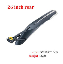 Load image into Gallery viewer, TOPEAK 26 27.5 29 inch MTB mudguard bicycle front rear wing for bicycle mud guard mountain bike fender
