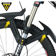 Load image into Gallery viewer, TOPEAK 26 27.5 29 inch MTB mudguard bicycle front rear wing for bicycle mud guard mountain bike fender
