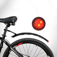 Load image into Gallery viewer, Telescopic Folding Bicycle Fenders MTB Front Rear Mud guards Quick Release Bike Fender Wings With Taillight Bicycle Accessories
