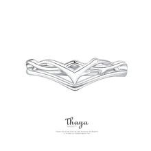 Load image into Gallery viewer, Thaya S925 Sterling Silver Rings Creative Design Fairy Fruit Rings Couple Ring For Wedding Engagement Gift Fine Jewelry
