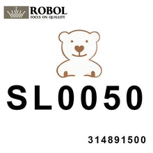 Load image into Gallery viewer, Toss Bear Sterling Silver Copy Jewelry Spanish Bear Version Jewelry Women's Bracelet Custom Bear Gem Material Link Wholesale
