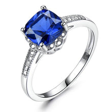 Load image into Gallery viewer, UMCHO Tanzanite Gemstone Rings for Women 925 Sterling Silver Ring Birthstone Engagement Wedding Romantic Valentines Jewelry New
