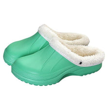 Load image into Gallery viewer, Unisex Warm Lined Slippers Home Waterproof Indoor And Outdoor Garden Shoes  Rubber  Shoes  W@
