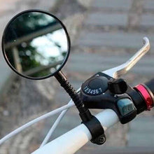 Load image into Gallery viewer, Universal Bike Bicycle Cycling MTB Mirror Handlebar Quality Bike Bicycle Handlebar Flexible Rear Back View Rearview Mirror Black
