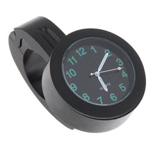 Load image into Gallery viewer, Universal Waterproof Bike Watch Grow In Dark Clock Motorcycle Alluminum Alloy Dial Mini for Mounting Bicycle Handlebar
