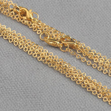 Load image into Gallery viewer, Wholesale 50pcs/Lot Women 925 Sterling Silver Necklaces Exquisite Finding Making Chain Accessory Christmas DIY Jewelry Gifts
