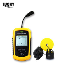 Load image into Gallery viewer, Wired LCD Display Fish Finder Portable Sonar Sensor 100m Smart Deeper Fish Finder Alarm Transducer Fishing Tools
