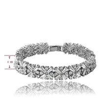 Load image into Gallery viewer, Wong Rain Romantic Cute 100% 925 Sterling Silver Created Moissanite Gemstone Birthstone Bangle Cuff Bracelets Jewelry Wholesale
