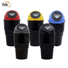Load image into Gallery viewer, YOLU Car Trash Garbage Can Autobiles Trash Dust Case Holder Bin Box Car-styling Can Rubbish Box Dust Case Holder car trash
