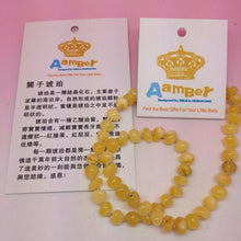 Load image into Gallery viewer, Yoowei Wholesale Natural Baltic Amber Necklace for Baby Adult 100% Real Irregular Baroque Amber Original Amber Baby Chip Jewelry
