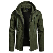 Load image into Gallery viewer, Zogaa 2019 NEW Fashion Men's Jacket Brand Army Green Military Wide-waist Coat Casual Cotton Windbreaker Overcoat Jacket Hot Sale
