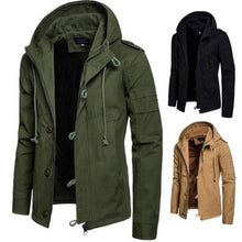 Load image into Gallery viewer, Zogaa 2019 NEW Fashion Men's Jacket Brand Army Green Military Wide-waist Coat Casual Cotton Windbreaker Overcoat Jacket Hot Sale

