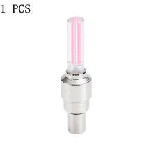 Load image into Gallery viewer, bike light with no battery mountain road bike bicycle lights LEDS Tyre Tire Valve Caps Wheel spokes LED Fluorescent Light
