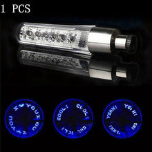 Load image into Gallery viewer, bike light with no battery mountain road bike bicycle lights LEDS Tyre Tire Valve Caps Wheel spokes LED Fluorescent Light
