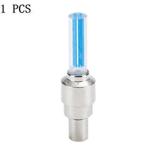 Load image into Gallery viewer, bike light with no battery mountain road bike bicycle lights LEDS Tyre Tire Valve Caps Wheel spokes LED Fluorescent Light
