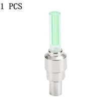 Load image into Gallery viewer, bike light with no battery mountain road bike bicycle lights LEDS Tyre Tire Valve Caps Wheel spokes LED Fluorescent Light

