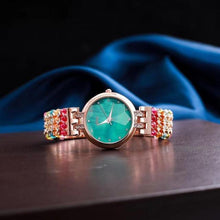 Load image into Gallery viewer, natural tourmaline stone bracelet &amp; 33mm watch DIY jewelry for woman waterproof watch for summer beach wholesale !
