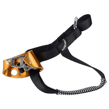 Load image into Gallery viewer, outdoor Left &amp; Right Foot Ascender Riser Universal Outdoor Rock Climbing Mountaineering Equipment Gear Safe and Reliable
