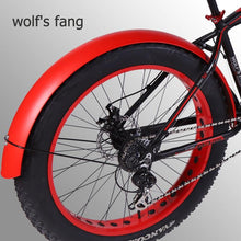 Load image into Gallery viewer, wolf's fang Snowmobile Bicycle wings Bicycle fender wing bike Iron material Strong durable Full coverage free shipping
